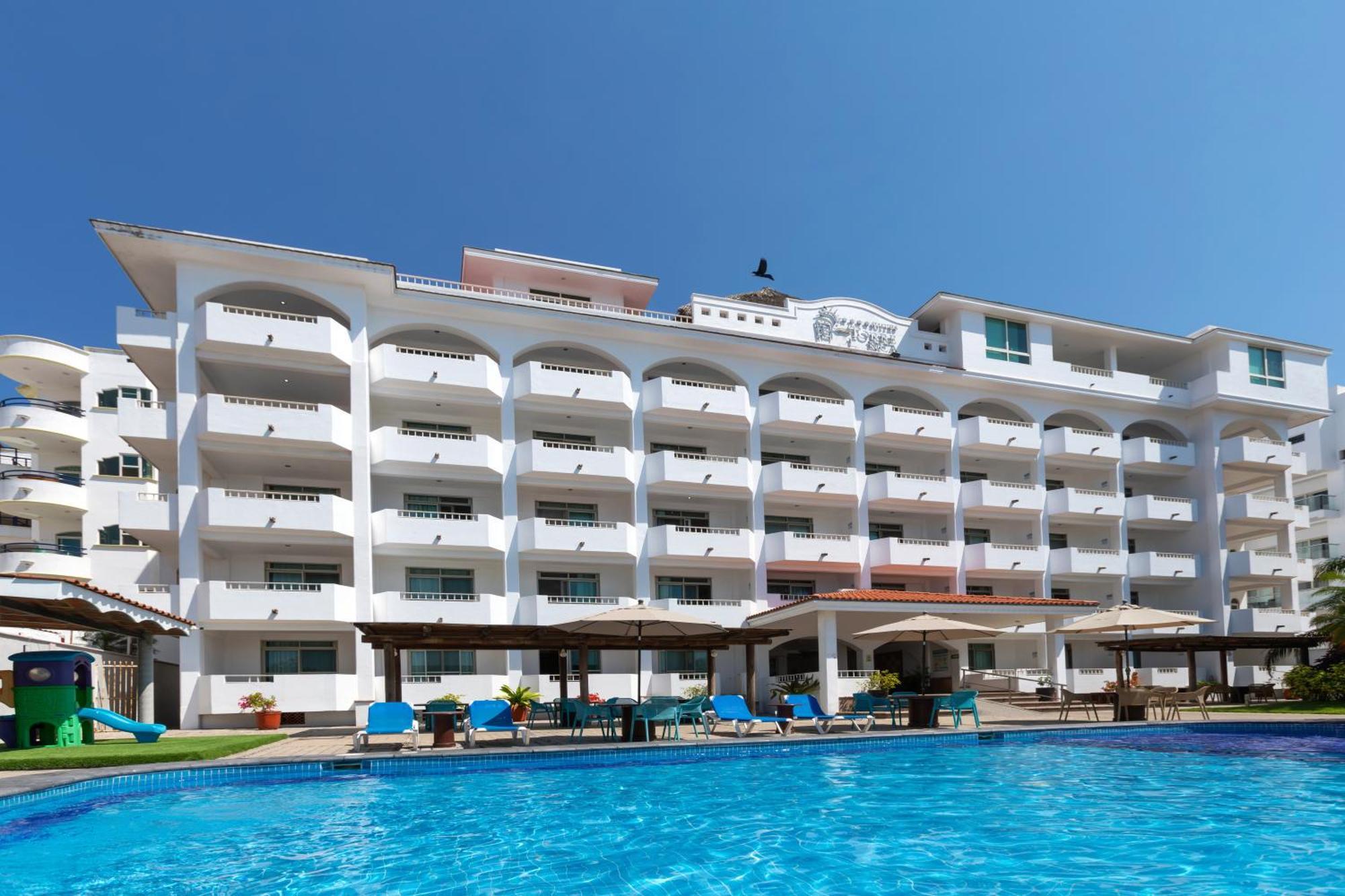 רינקון דה גוויאביטוס Torreblanca Beach Hotel And Suites Guayabitos - Desayuno Y Comida Incluido מראה חיצוני תמונה
